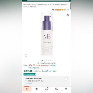 Earning full beauty eye serum 15ml